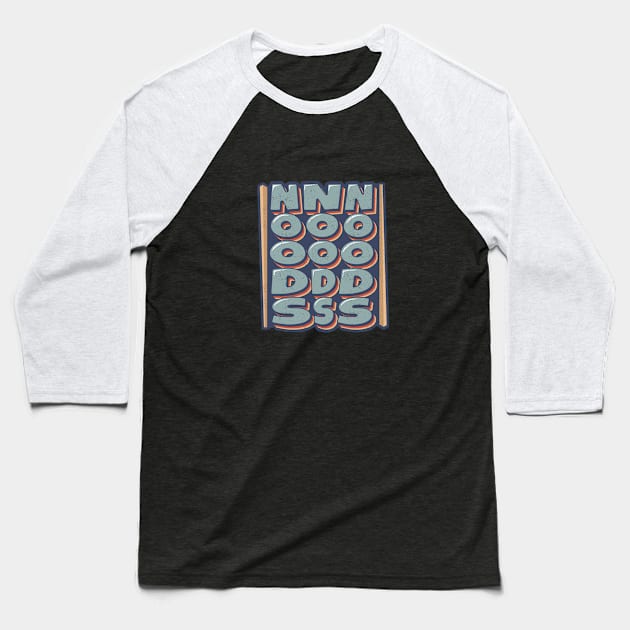 Noods 3x Retro Baseball T-Shirt by bluzninja